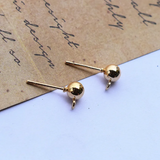 Ganchos para Aretes Bañados en Cobre