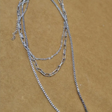 Collar de tres capas de acero inoxidable