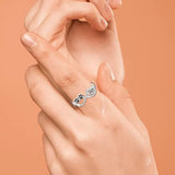 Laiseta™ | Anillo Huella con Corazón e Infinito