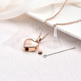 Galiana™ | Collar Urna de Huella en Corazón