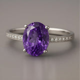 Anillo Eva Amatista