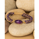 Pulsera de Amatista Elegante