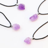Collar de amatista rosa