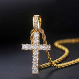 Collar con colgante de cruz
