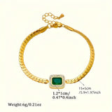 Pulsera Juana Verdejante con Esmeralda