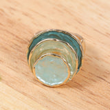 Anillo Boho de Tres Capas Esmaltadas