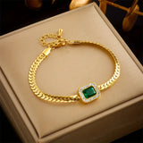 Pulsera Juana Verdejante con Esmeralda