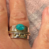 Anillo Largo con Turquesa