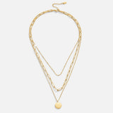 Collar de capas con monedas Janie
