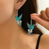 Hermoso collar con colibrí y aretes de regalo – Oferta por tiempo limitado