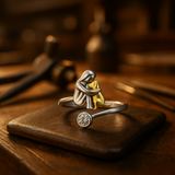 Anillo de Plata Esterlina 925 con Zirconia – Ajustable y Hecho a Mano