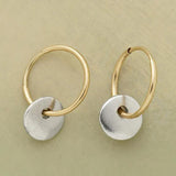 Pendientes de oro y plata