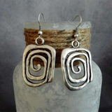 Pendientes Espiral de Plata