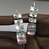 Pendientes de plata con degradé
