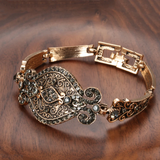 Brazalete Cristal Negro Elegante