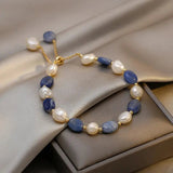 Pulsera elegante de perla del océano