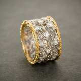 Anillo vintage con zirconia cúbica Ivy