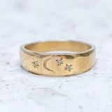 Anillo Vintage en Oro y Plata de Ley