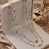Collar oro con perla