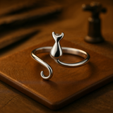 Vilda | Anillo Gatito Acero Inoxidable