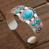 Brazalete Ajustable Vintage Plata