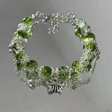 Pulsera Vintage Mariposa Plata