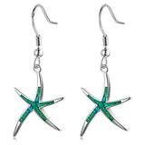 Pendientes Estrella de Mar Opalo