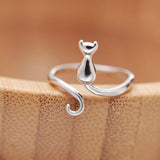 Vilda | Anillo Gatito Acero Inoxidable
