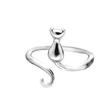 Vilda | Anillo Gatito Acero Inoxidable