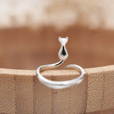 Vilda | Anillo Gatito Acero Inoxidable